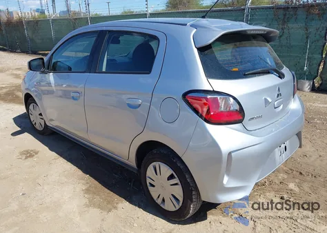 2024 Mitsubishi Mirage Es/Le z USA, uszkodzony, nr VIN ML32AUHJ1RH031897